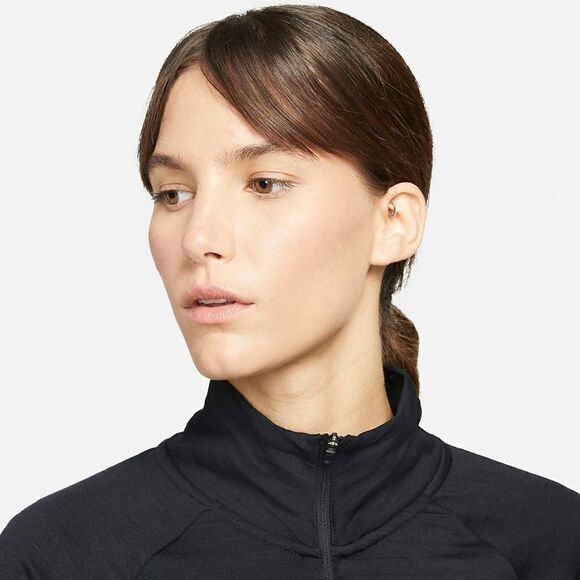 Nike Therma-FIT Element Women's Running Jacket Quarter Zip Size Small S Black - Picture 4 of 17